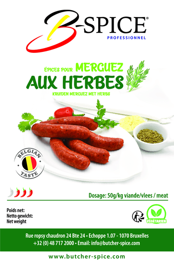Merguez Herbes (12kg)