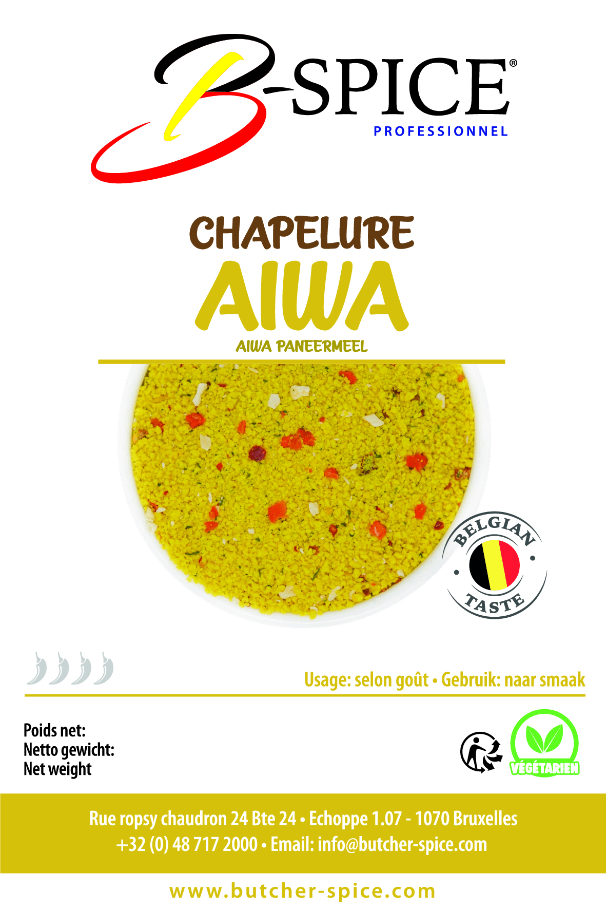 Chapelure Aiwa (10kg)