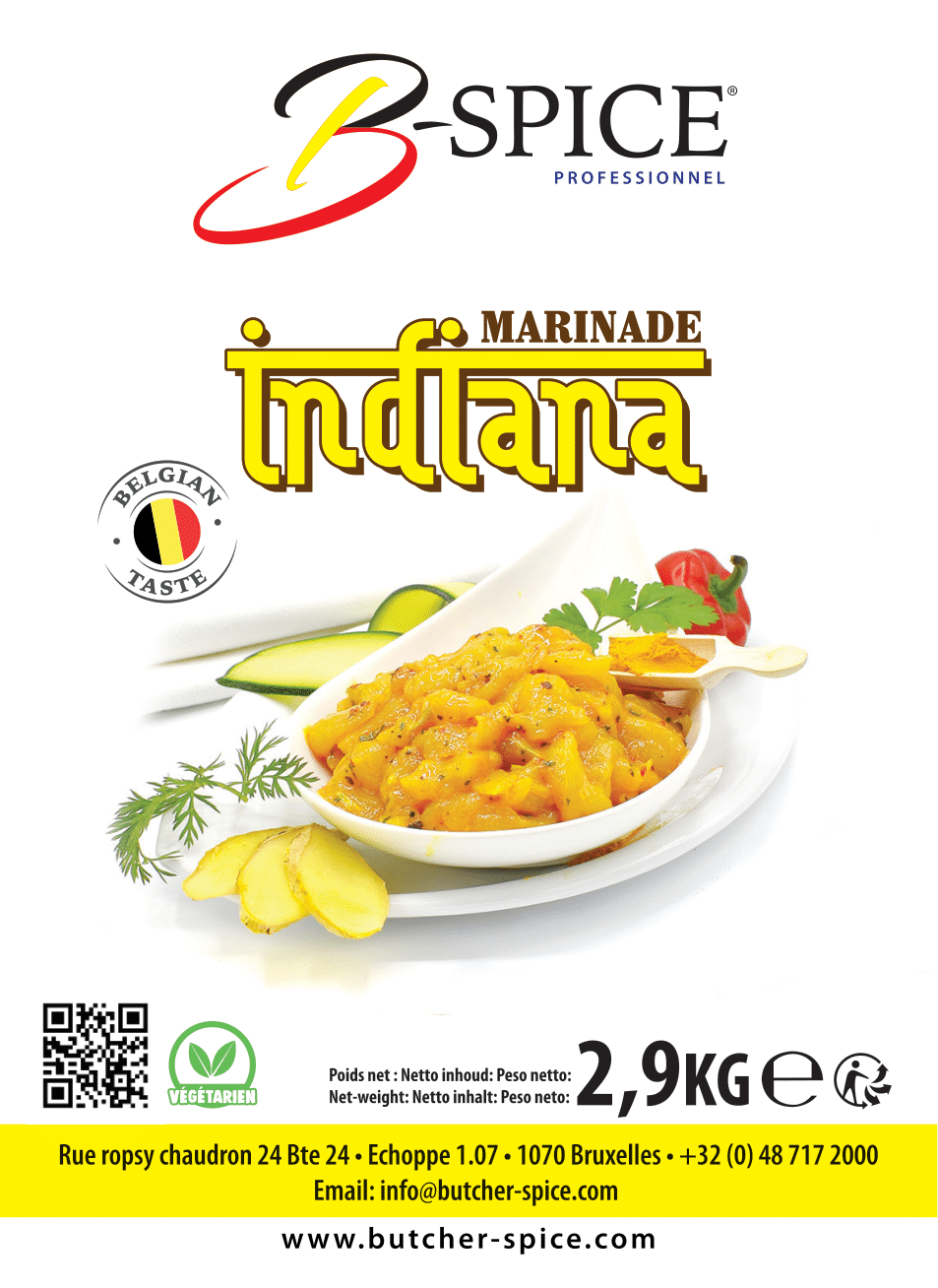 Marinade - Indiana (2,9kg)