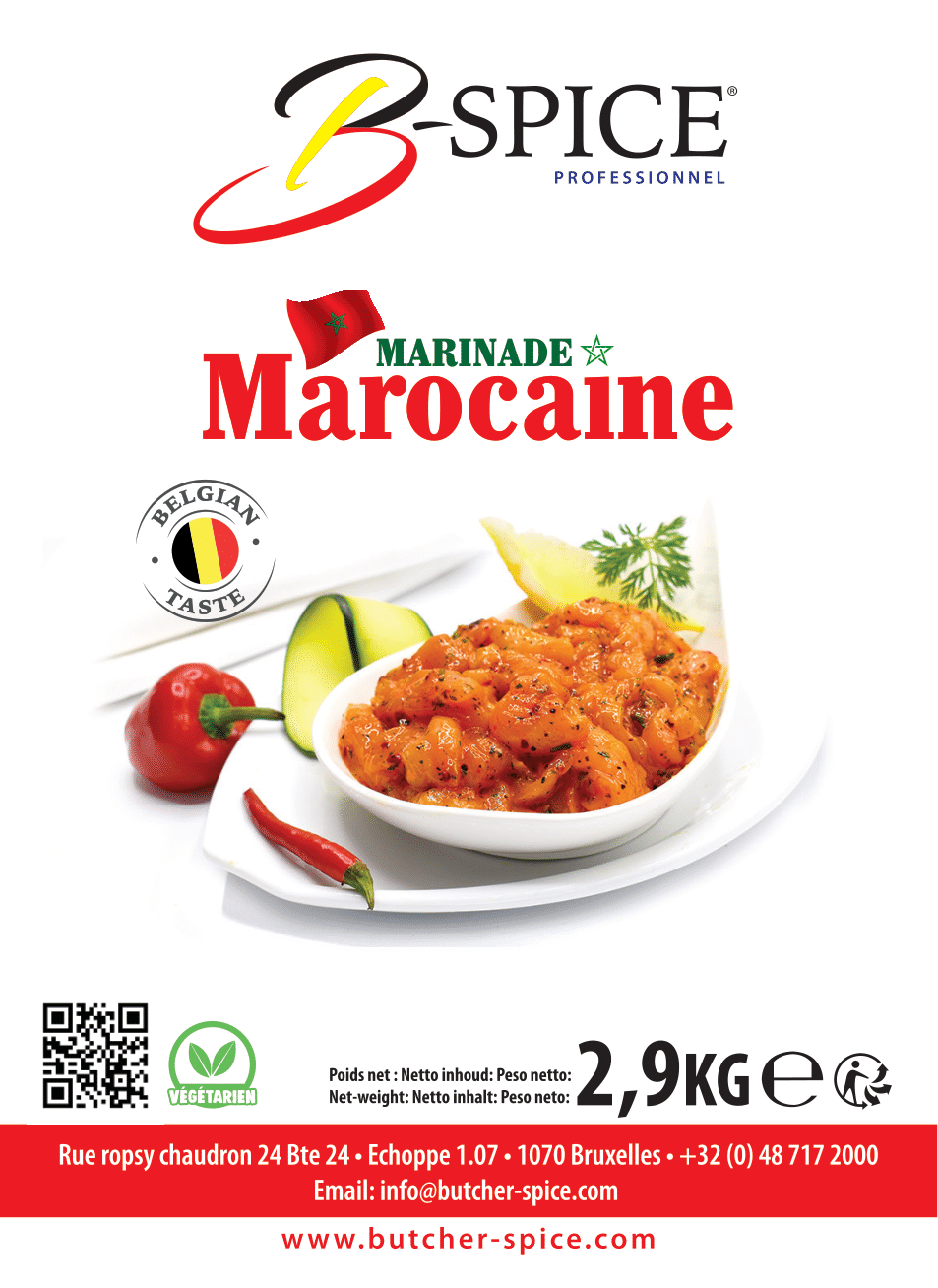 Marinade - Marocaine (2,9kg)